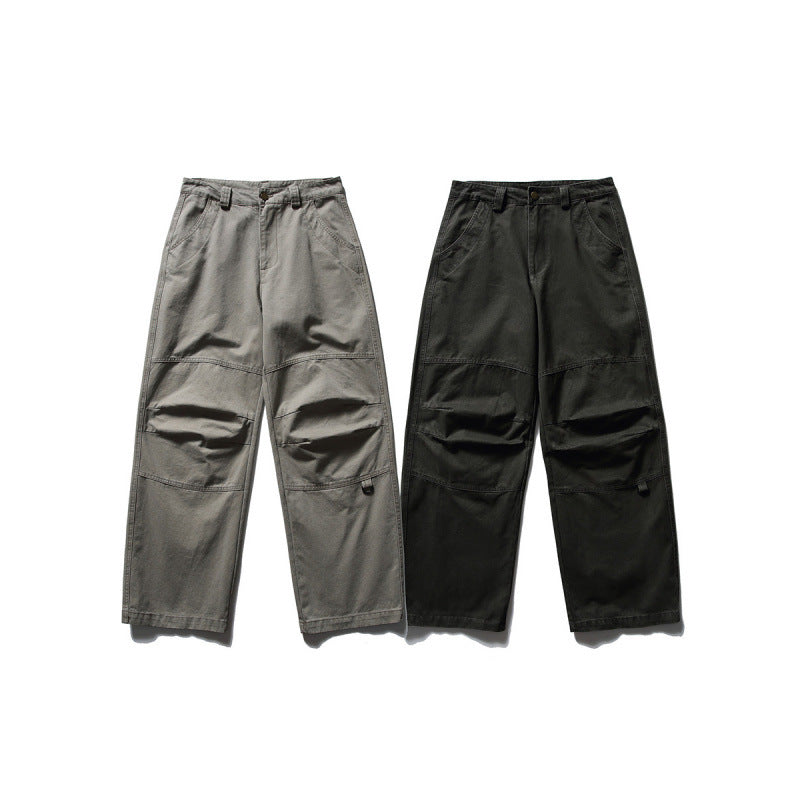 Herren Weite Utility-Cargo-Hose im Workwear-Look mit Knieabnähern und aufgesetzten Taschen Shop Nory