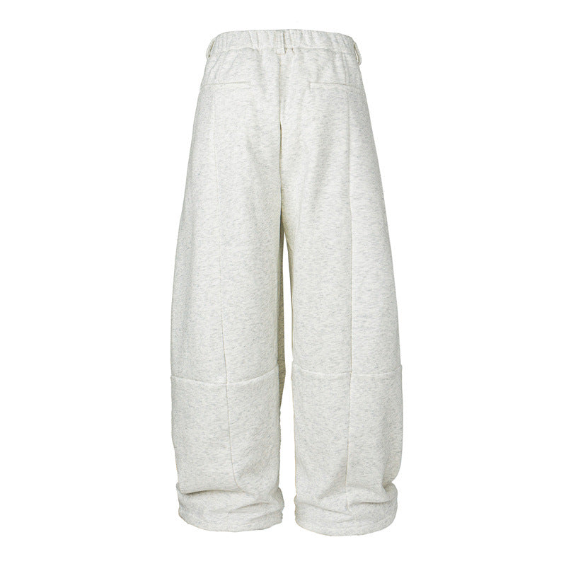 Damen Weite High-Waist Jogginghose aus French-Terry mit umgeschlagenem Saum Shop Nory