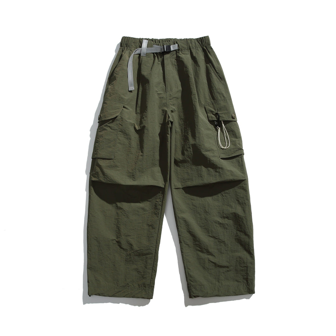 Herren Cargo-Hose im Utility‑Stil mit elastischem Bund und integriertem Gurt Shop Nory