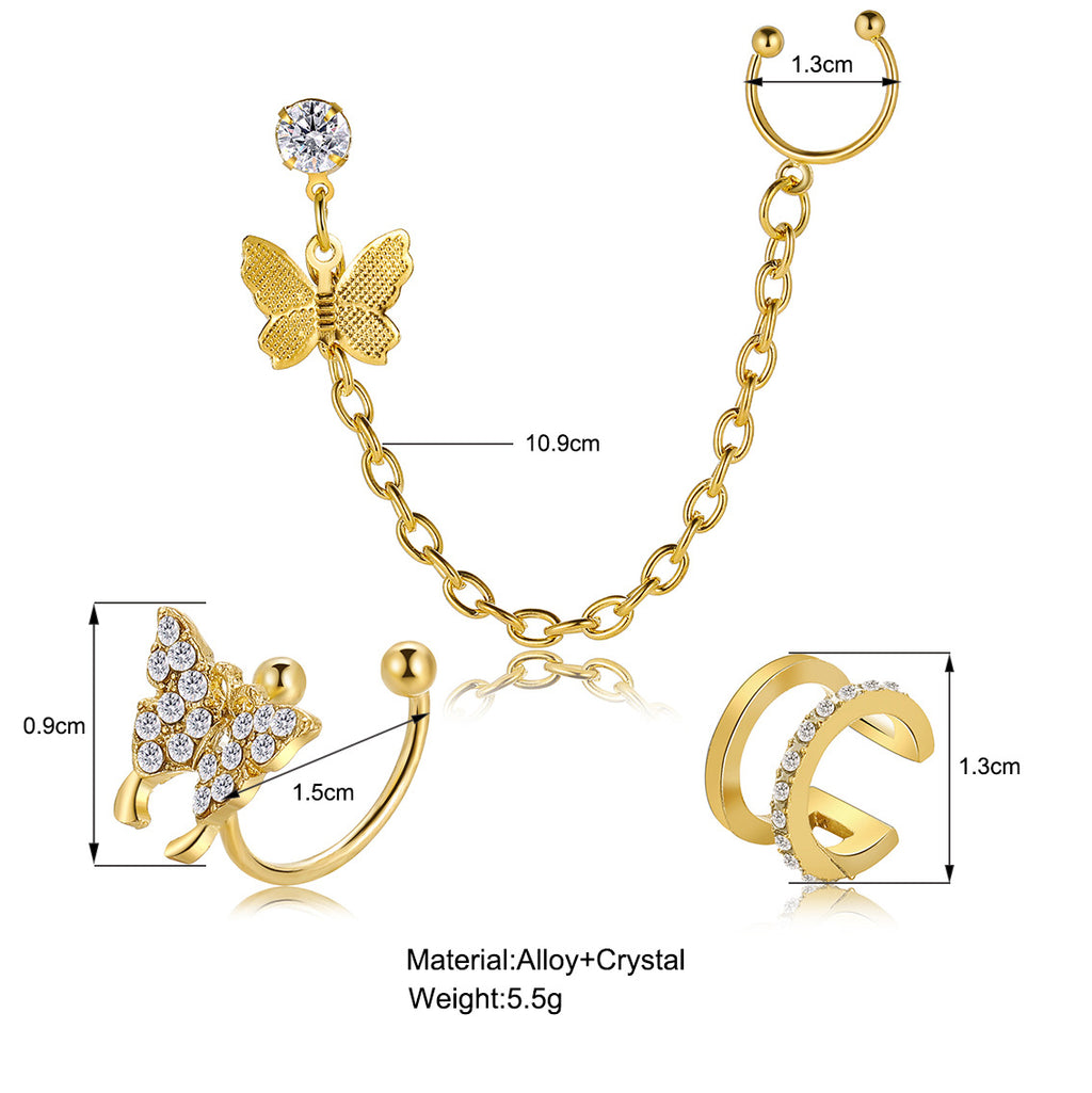 Damen Ohrschmuck mit kreativen Schmetterling-Designs Shop Nory