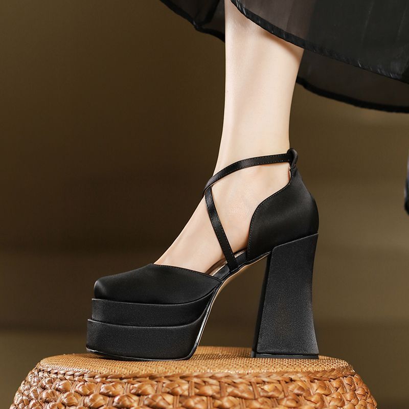 Damen High Heel Plattform Pumps