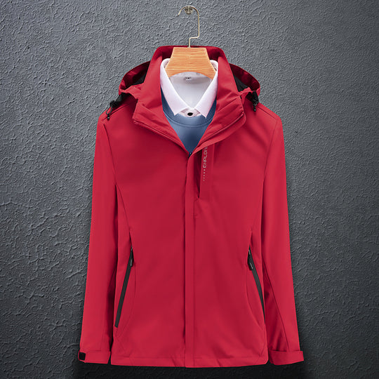Herren Leichte Softshell-Funktionsjacke mit atmungsaktivem Meshfutter und verstellbarer Kapuze Shop Nory