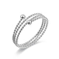 Damen Offenes Armreif mit doppeltem Drahtdesign Shop Nory