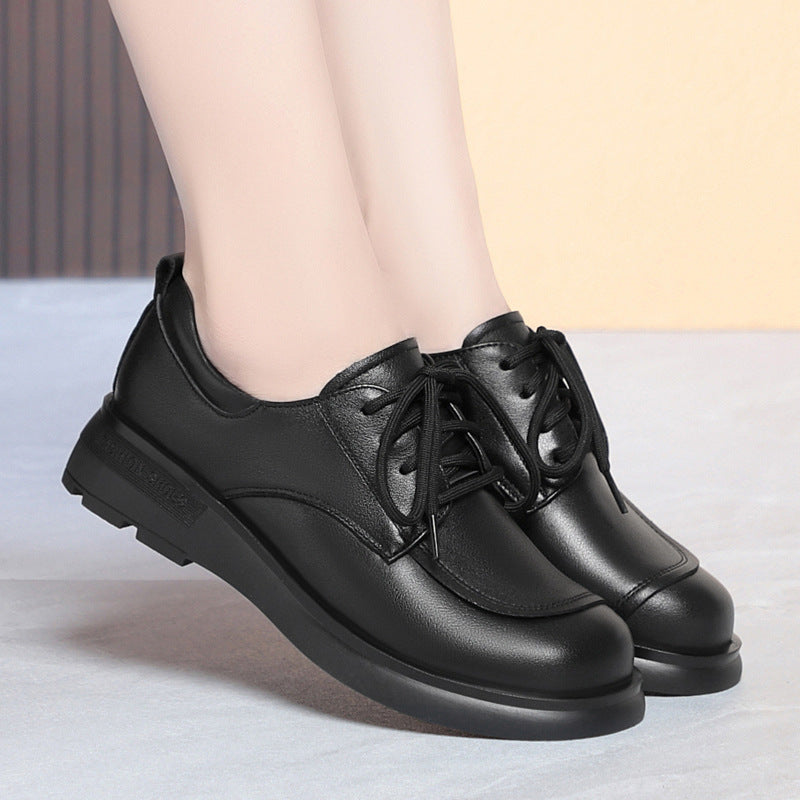Damen Schnürschuhe mit eleganter Profilsohle und atmungsaktivem Obermaterial