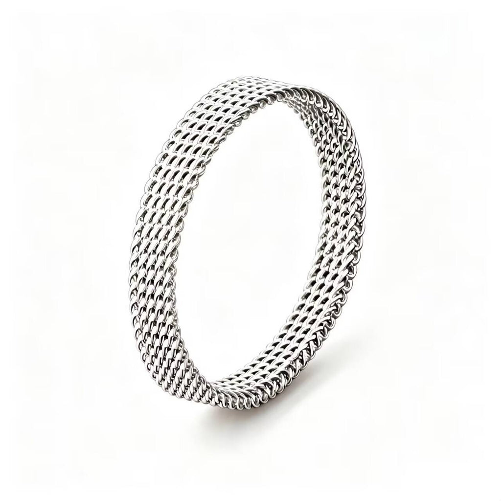 Damen Mesh Armreif aus hochwertigem Edelstahl Shop Nory