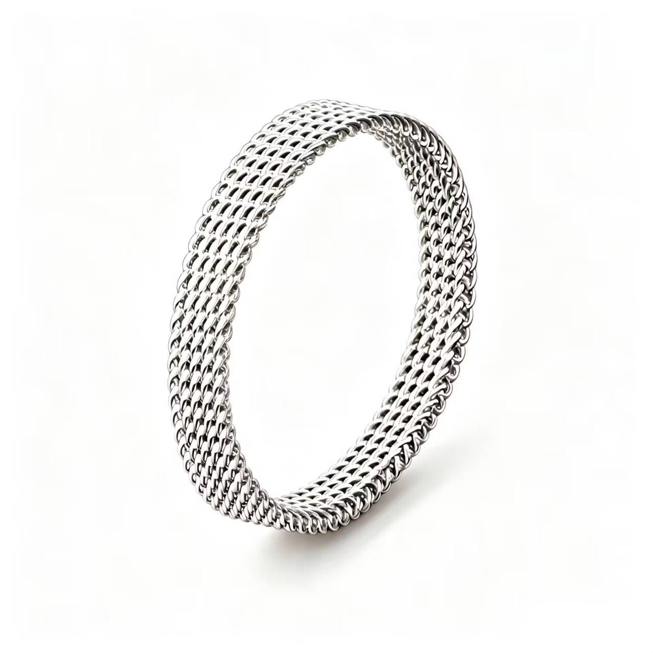 Damen Mesh Armreif aus hochwertigem Edelstahl Shop Nory