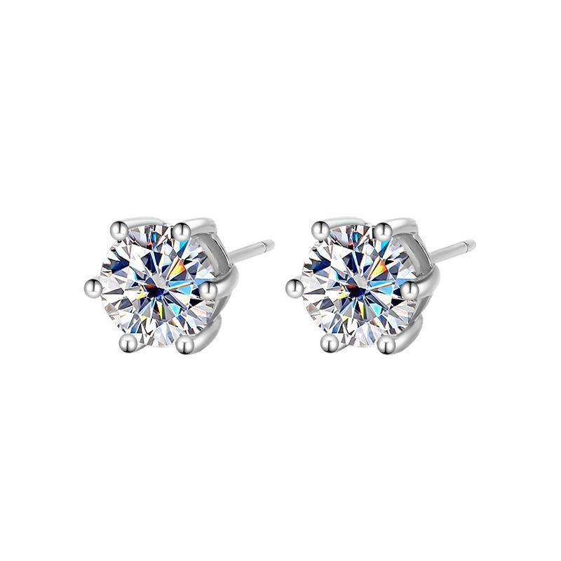 Damen Ohrringe mit funkelnden Zirkonia und eleganter Fassung Shop Nory