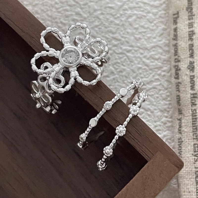 Damen Zarte und elegante Ringe mit Perlen Shop Nory