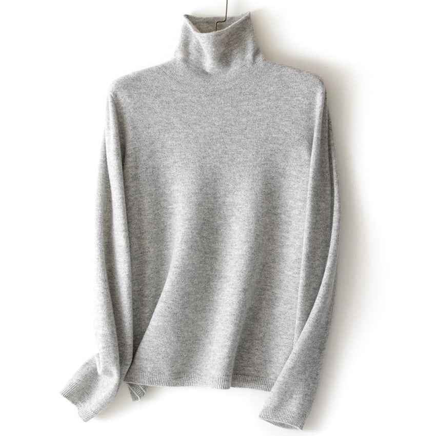Damen Feinstrick Rollkragenpullover aus Kaschmirmischung leicht oversized Shop Nory
