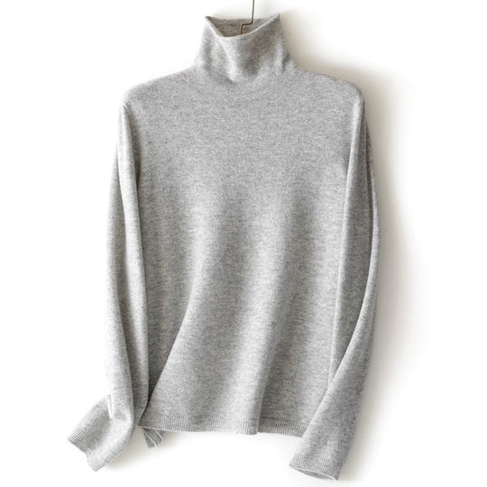 Damen Feinstrick Rollkragenpullover aus Kaschmirmischung leicht oversized Shop Nory