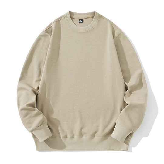 Unisex Oversize Baumwoll-Fleece Sweatshirt mit Rundhalsausschnitt, Rippbündchen und schwerer Qualität Shop Nory