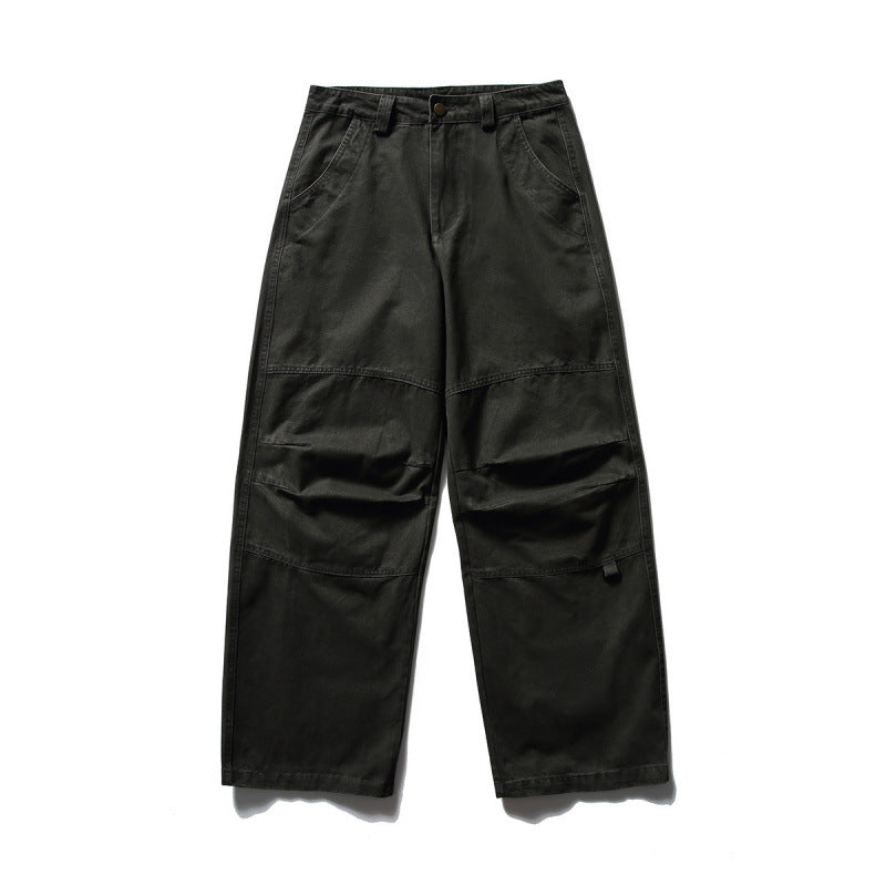 Herren Weite Utility-Cargo-Hose im Workwear-Look mit Knieabnähern und aufgesetzten Taschen Shop Nory