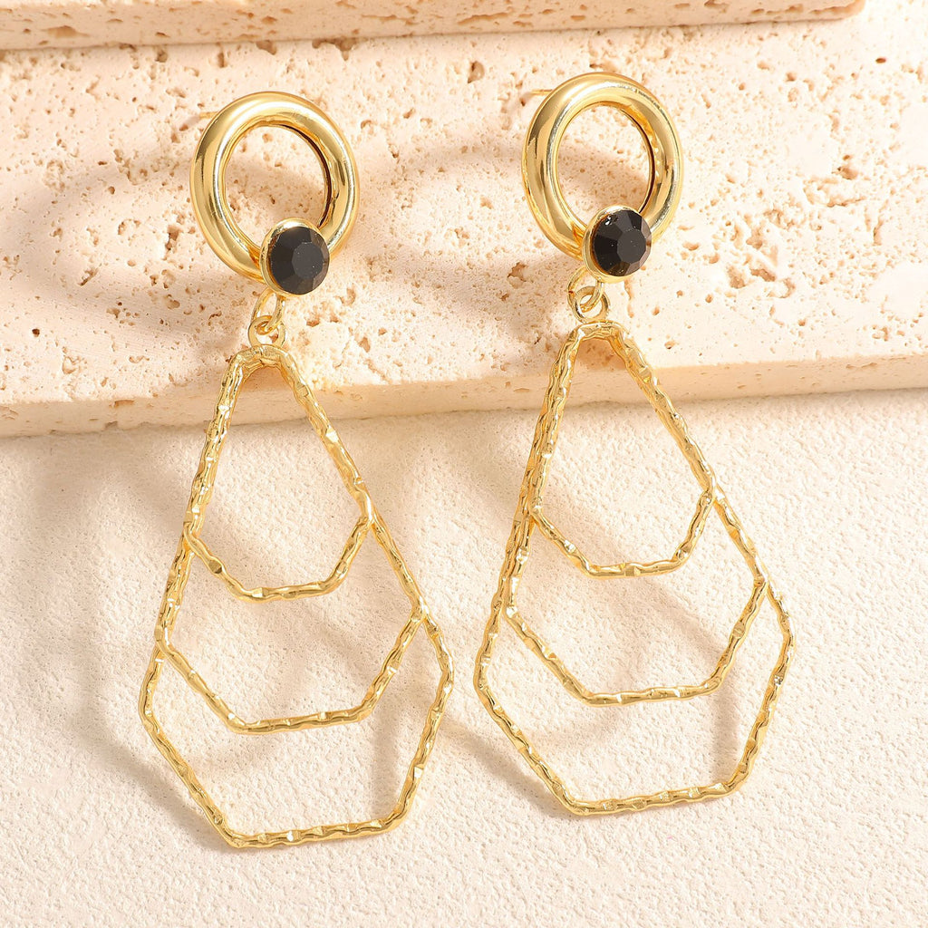 Damen Ohrringe mit modernem, geometrischem Design Shop Nory