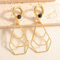 Damen Ohrringe mit modernem, geometrischem Design Shop Nory