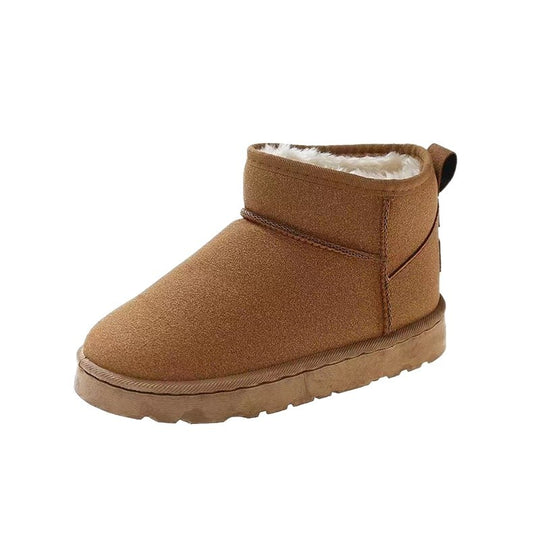 Damen Gefütterte Kurz-AnklShop Noryoots aus Veloursimitat mit Teddyfutter und dämpfender Plateau-Sohle Shop Nory