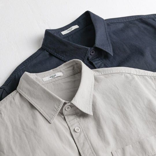 Herren Baumwoll-Overshirt im Relaxed-Fit mit aufgesetzter Brusttasche Shop Nory