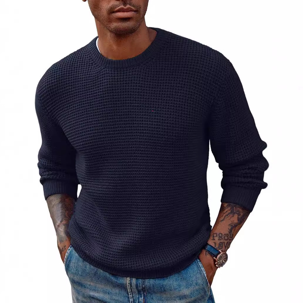 Herren Strukturierter Pullover