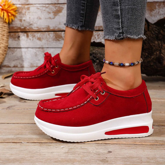 Damen Keil-Sneaker im Mokassin-Stil mit dämpfender Luftkissen-Plateausohle Shop Nory