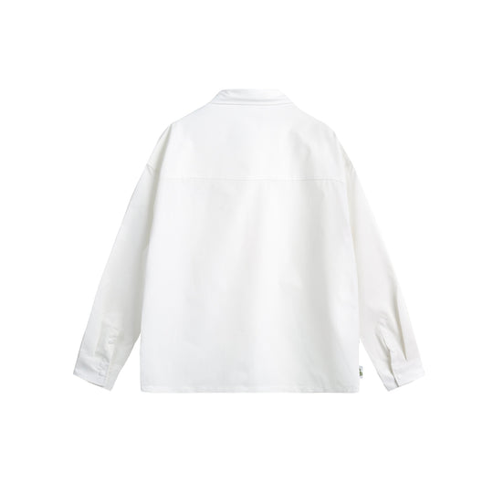 Unisex Overshirtjacke im Utility‑Stil mit Druckknopfleiste und Karabinerdetail Shop Nory