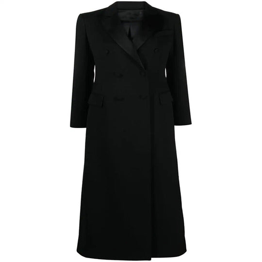 Damen Maxiblazer-Mantel im Smokingschnitt mit schmaler Silhouette Shop Nory