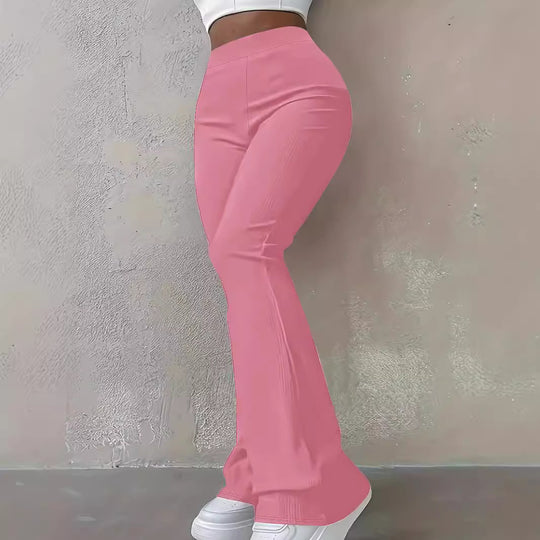Damen High‑Waist Bootcut‑Hose mit figurformender Stretch‑Passform Shop Nory