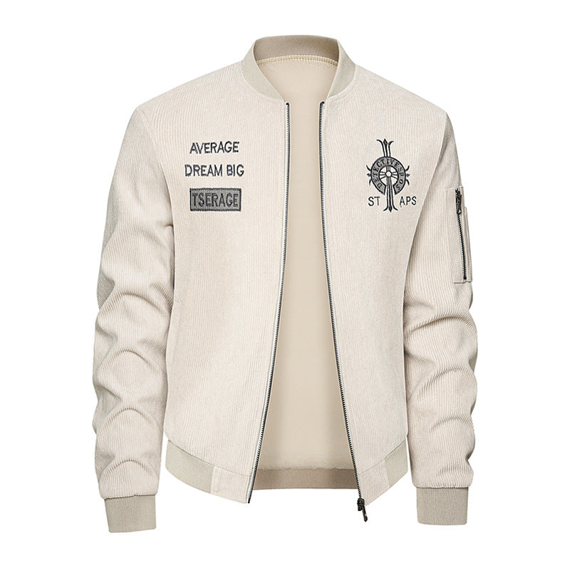 Herren Modische Bomberjacke mit Stickerei Shop Nory