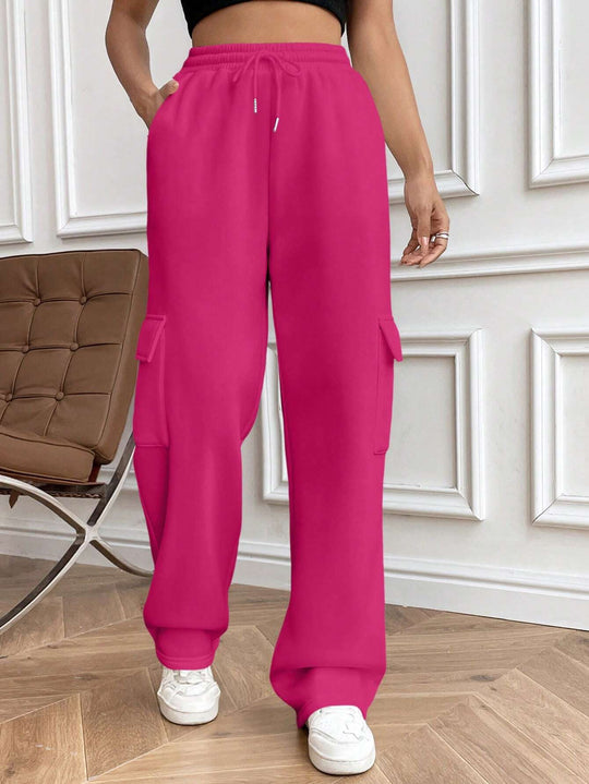 Damen Weite Cargohose im Jogger‑Stil mit Kordelzug Shop Nory