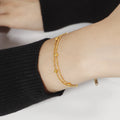 Damen filigranes Armband mit glänzenden Perlen und eleganter Kettengestaltung Shop Nory
