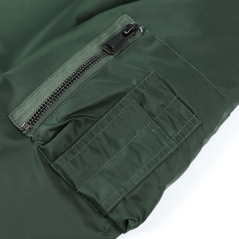 Herren Kurzblouson Bomberjacke mit gesteppter Thermofütterung, Nylon‑Shell und Ärmeltasche Shop Nory