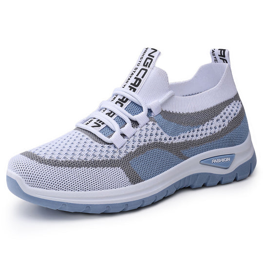 Damen nan sockenähnlicher Plateausneaker mit atmungsaktivem Strickoberteil und stoßdämpfender EVA-Sohle Shop Nory