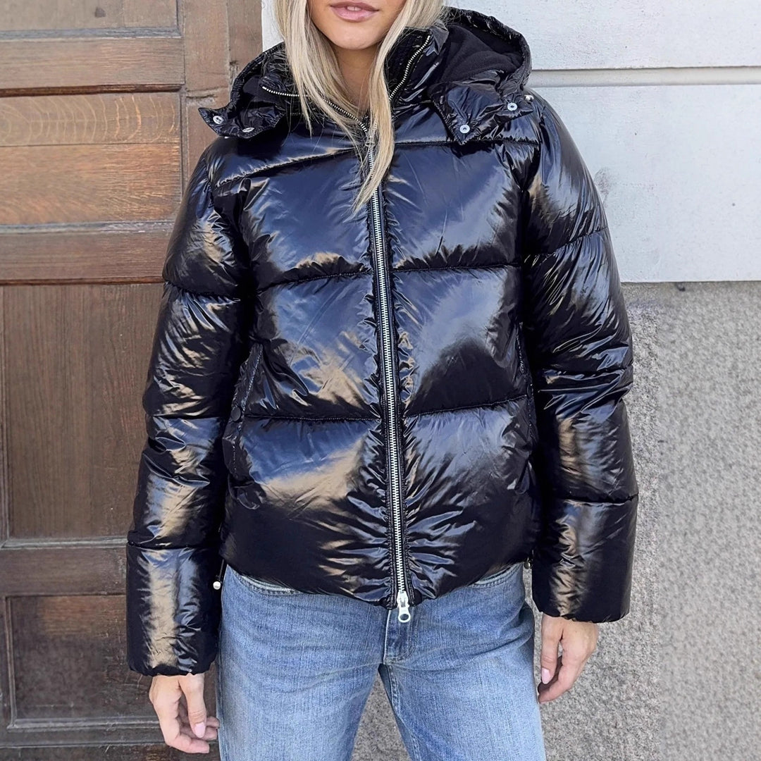 Damen Modische Winterdaunenjacke