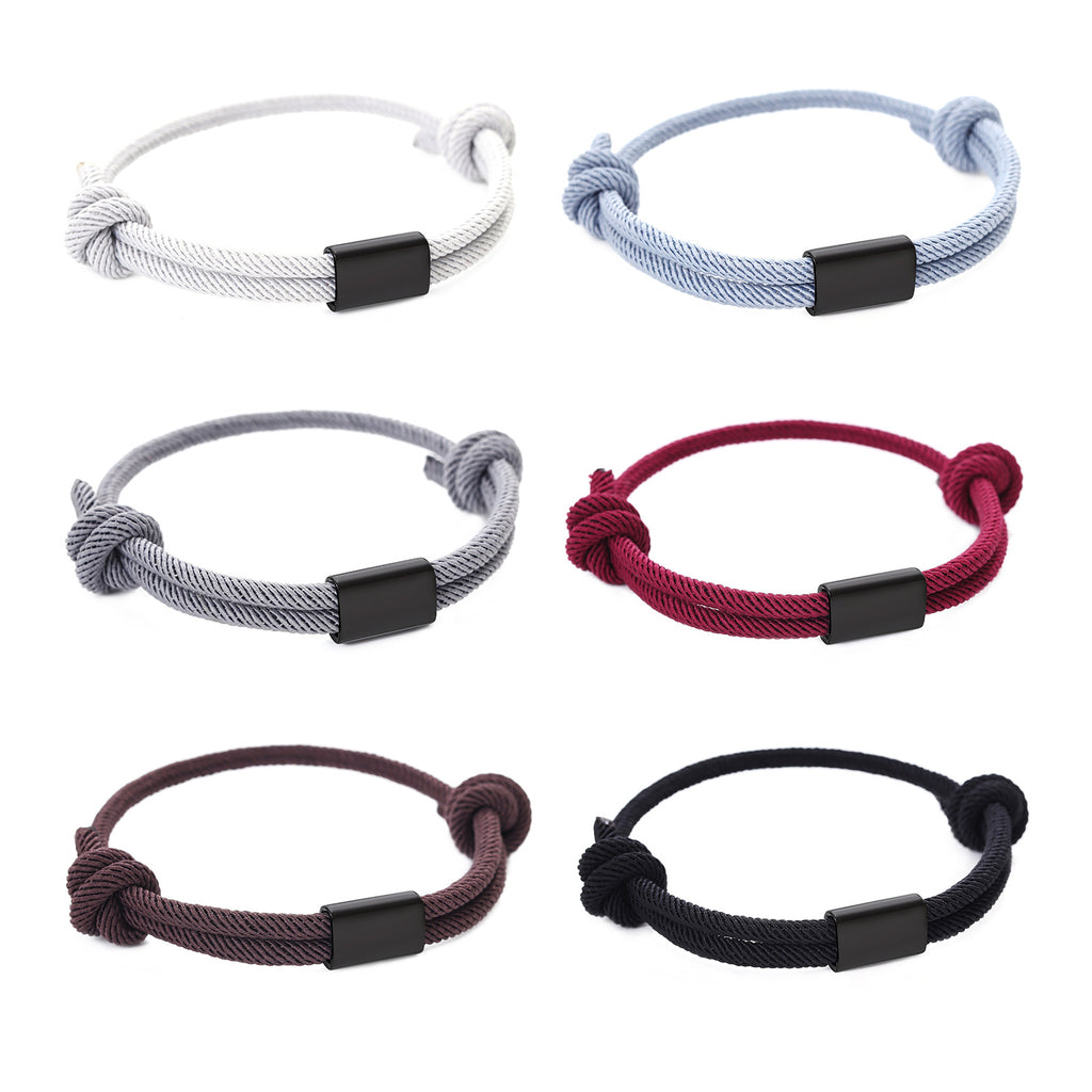 Damen geflochtenes Armband mit goldfarbener Akzentverschlusseinheit Shop Nory