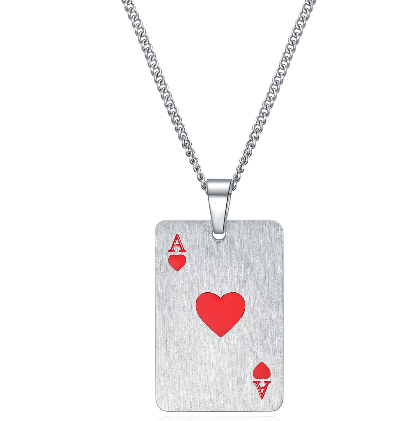 Damen Halskette mit einzigartigem Spielkarten-Anhänger Shop Nory
