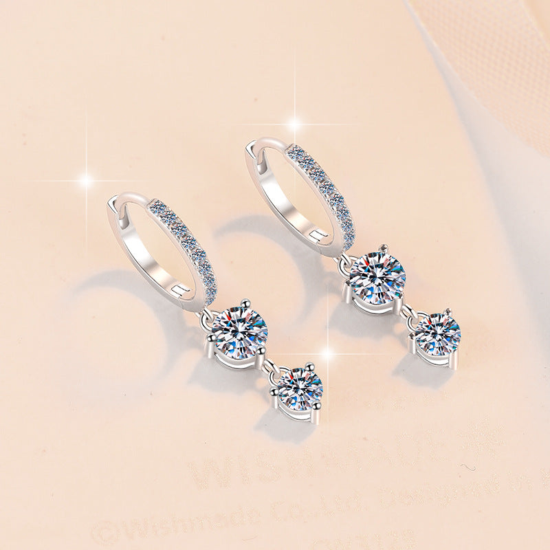 Damen Ohrringe mit funkelnden Zirkonia und elegantem Design Shop Nory
