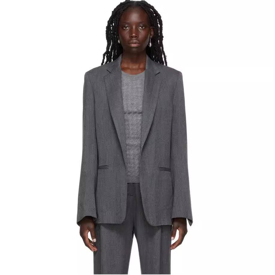 Damen Zweiteiliges Oversize-Blazer‑Set mit weiten Bundfaltenhosen Shop Nory