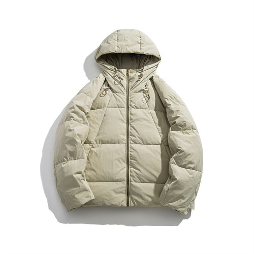 Herren Leicht wattierte Kapuzenjacke mit winddichter Microfaserhülle und verstellbarem Kordelzug Shop Nory