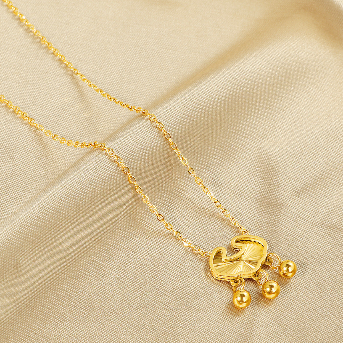 Damen Elegante Goldplattierte Anhängerkette Shop Nory