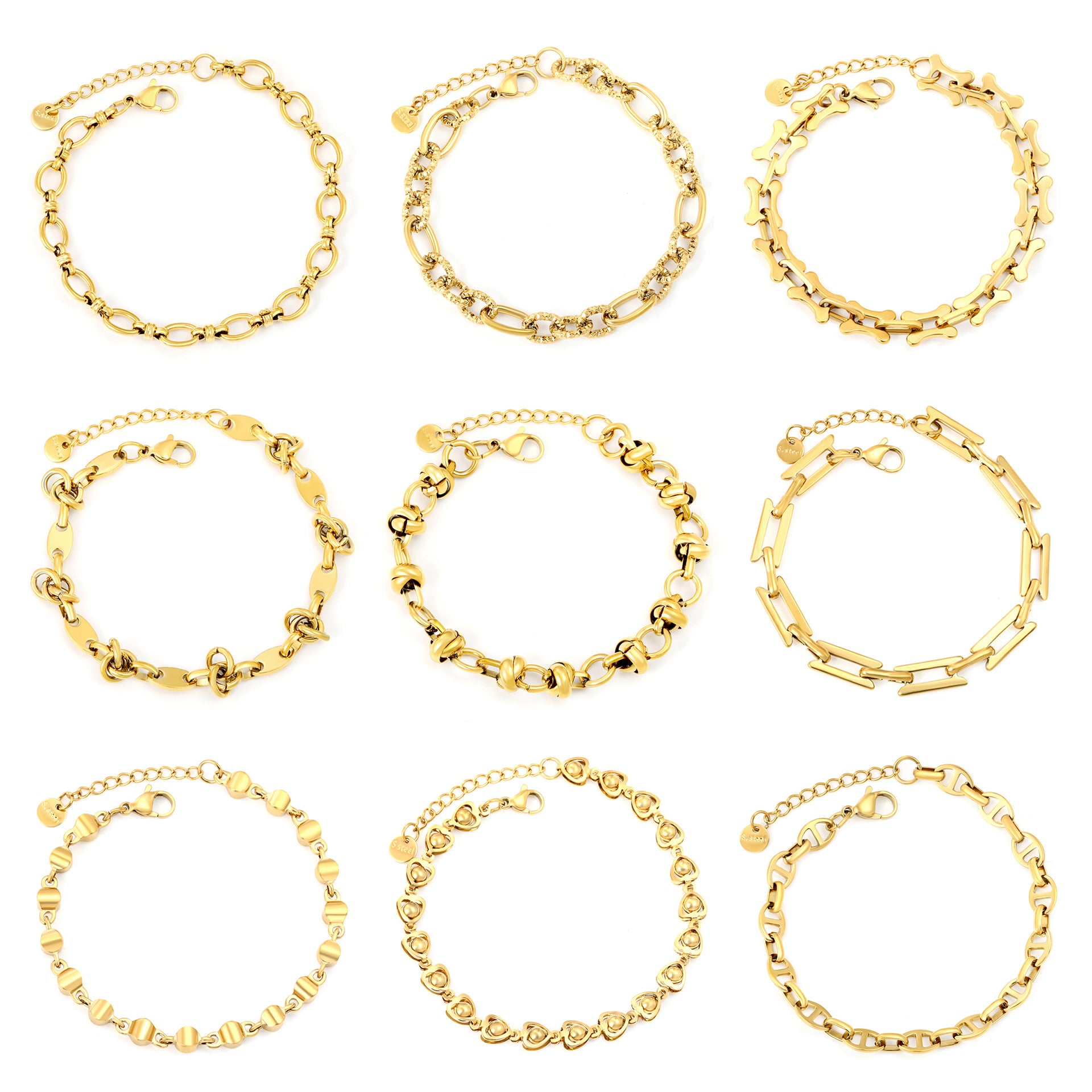 Damen modisches Armband mit eleganten Glieder-Design Shop Nory