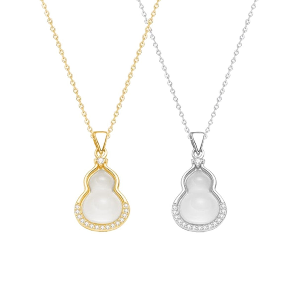 Damen Halskette mit tropfenförmigem Anhänger aus hochwertigem Naturstein Shop Nory