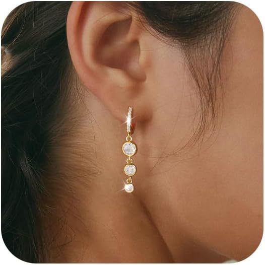 Damen Ohrhänger mit funkelnden Kristallakzenten und elegantem Design Shop Nory