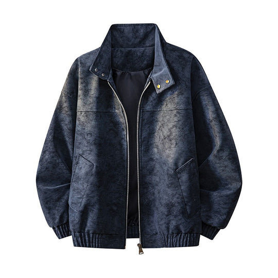 Herren Lässige Outdoor-Jacke mit hohen Kragen und praktischen Taschen Shop Nory