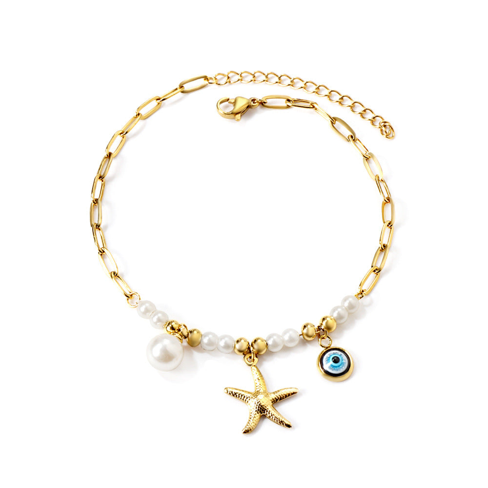 Damen Armband mit bösen Blick Anhänger Shop Nory