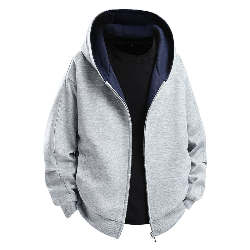 Herren Modische Kapuzenjacke mit hohem Kragen Shop Nory