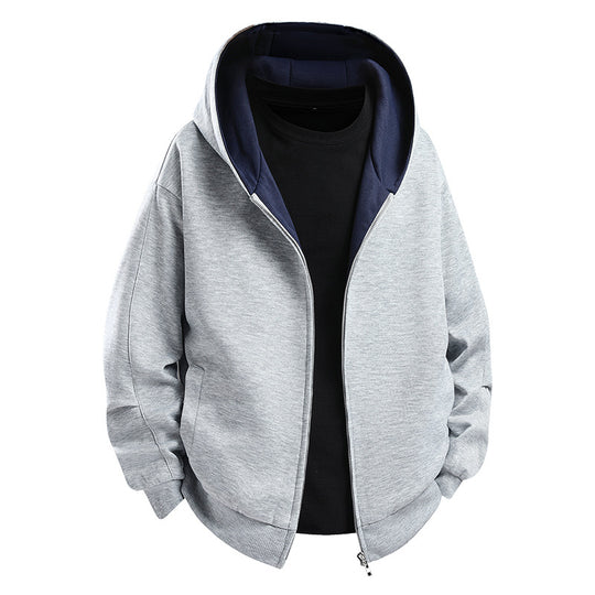 Herren Modische Kapuzenjacke mit hohem Kragen Shop Nory