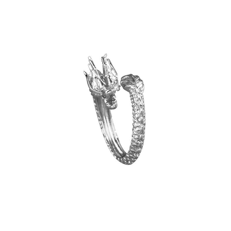 Damen Offener Ring im kunstvollen Drachen-Design Shop Nory