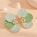 Damen Ohrclips im kunstvollen Blumenmuster Shop Nory