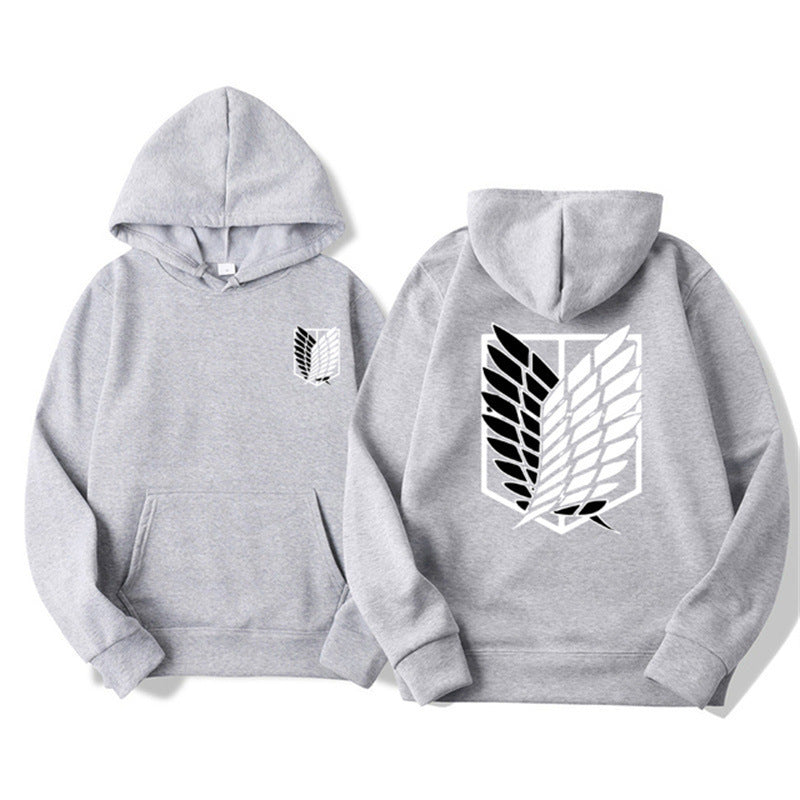 Damen Kapuzenpullover mit klassischem Anime-Motiv