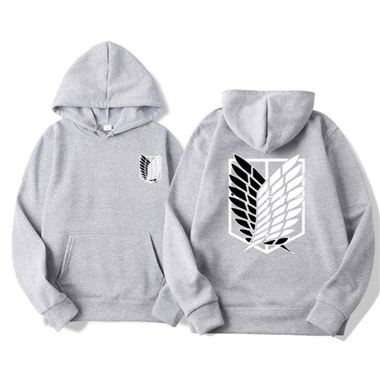 Damen Kapuzenpullover mit klassischem Anime-Motiv