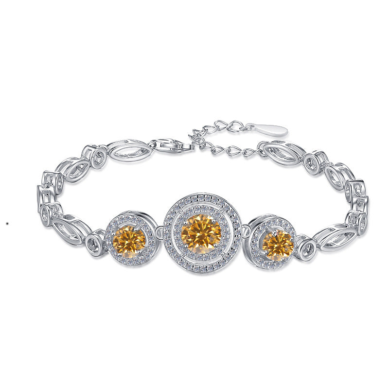 Damen elegantes Armband mit strahlenden Kristallen Shop Nory
