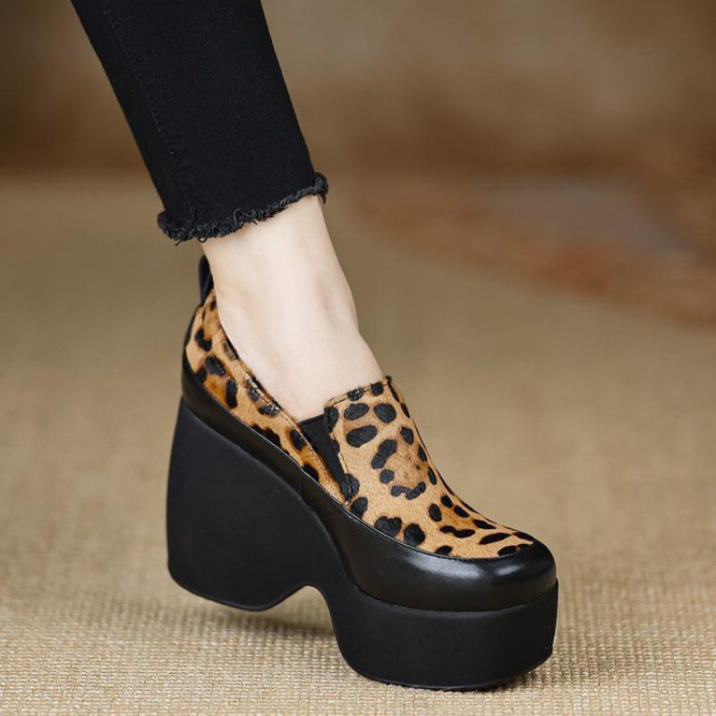 Damen Komfortable Plateau Stiefeletten mit modischem Design